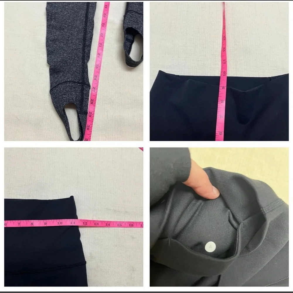 RARE Lululemon size 4 Wunder Under Herringbone Stirrup Legging